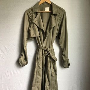 Olive Trench Coat